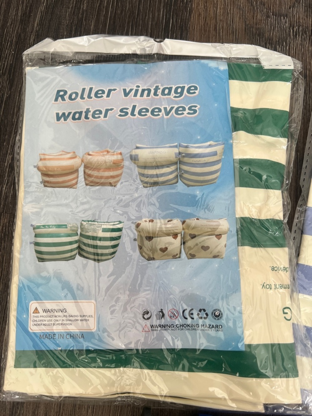 (47) New 2pc Vintage Stripe Kids Water Sleeves - Picture 3 of 4